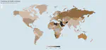 Visualizing epidemiological data on <br> Serious Health Related Suffering (SHS)